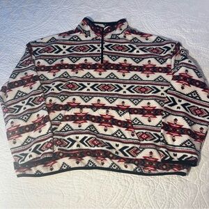 🩷No Boundaries Aztec Fleece woman’s XXL/2XG Pullover